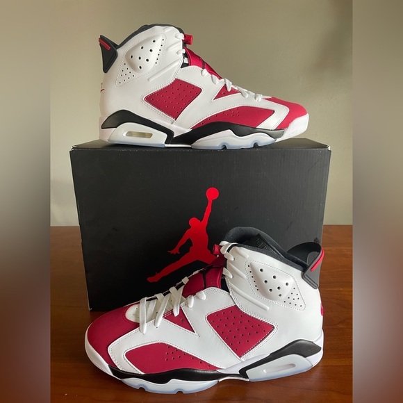Jordan Other - Nike Air Jordan 6 'Carmine' White Red Black CT8529-106 Mens B-GRADE Size 12